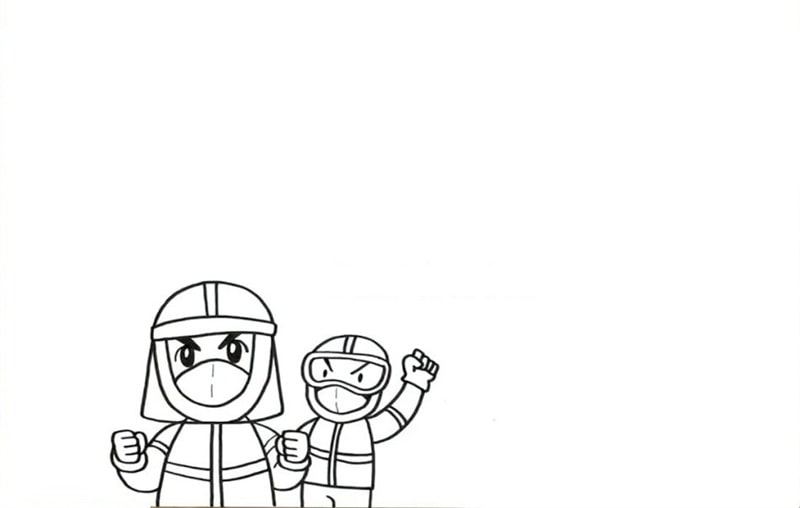 劳动节抗击疫情的手抄报图片教程