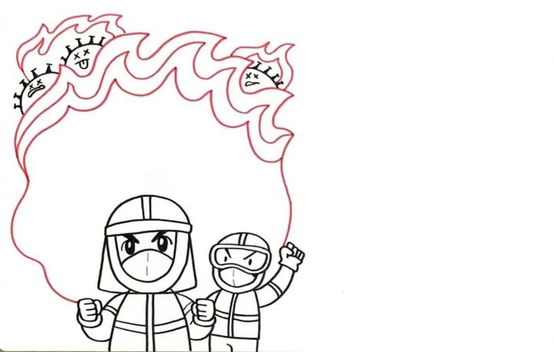 劳动节抗击疫情的手抄报图片教程