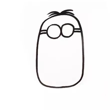 小黄人简笔画怎么画图片