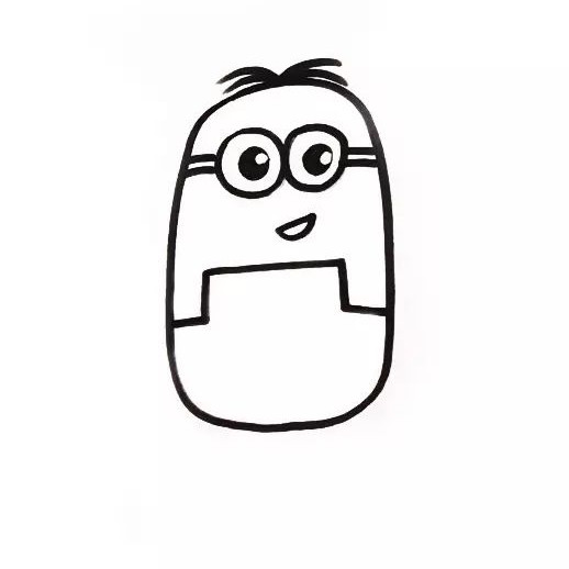 小黄人简笔画怎么画图片