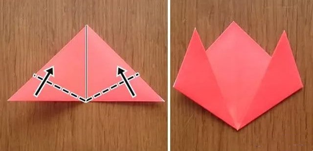 幼儿园母亲节手工制作郁金香的折法