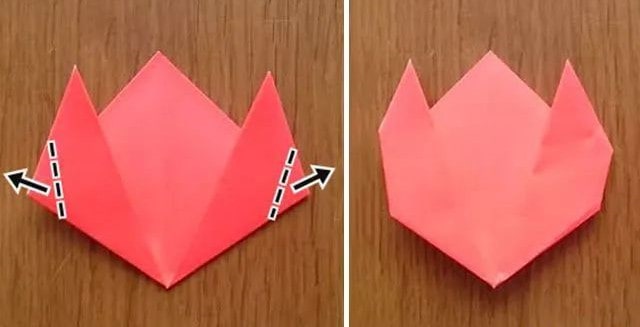 幼儿园母亲节手工制作郁金香的折法