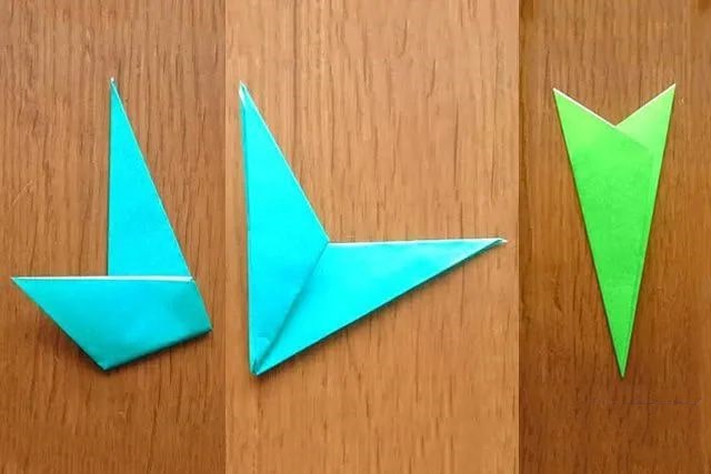 幼儿园母亲节手工制作郁金香的折法