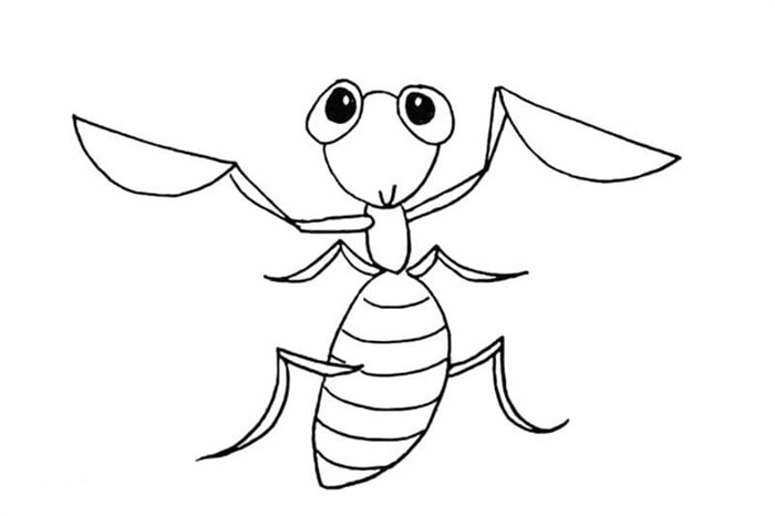 螳螂简笔画怎么画教程图片