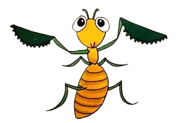 螳螂简笔画怎么画教程图片