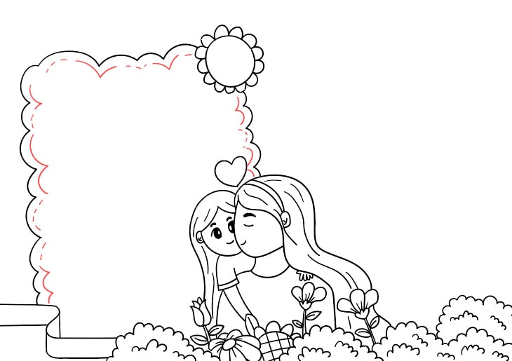 母亲节手抄报图片怎么画简单漂亮