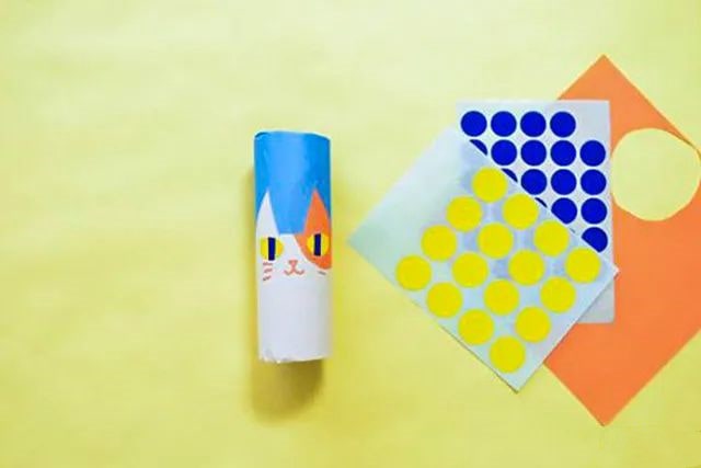 废物利用手工制作猫咪风铃