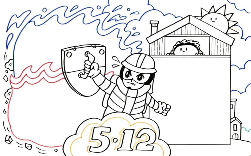 防灾减灾的手抄报图片简单又漂亮