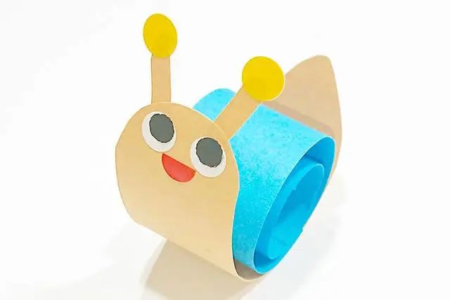 幼儿手工制作纸蜗牛
