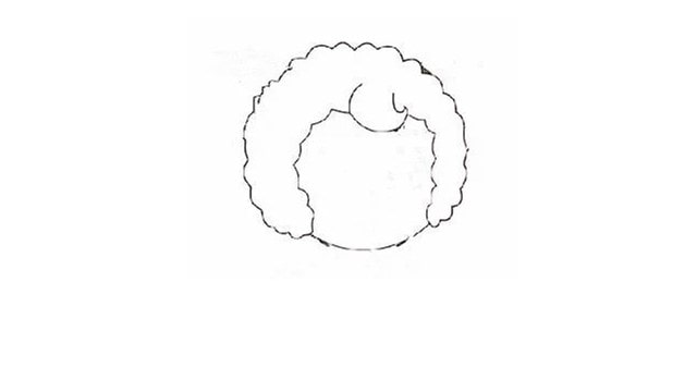 喜羊羊简笔画怎么画图片