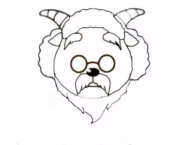 慢羊羊简笔画教程图片