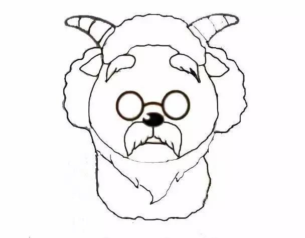 慢羊羊简笔画教程图片