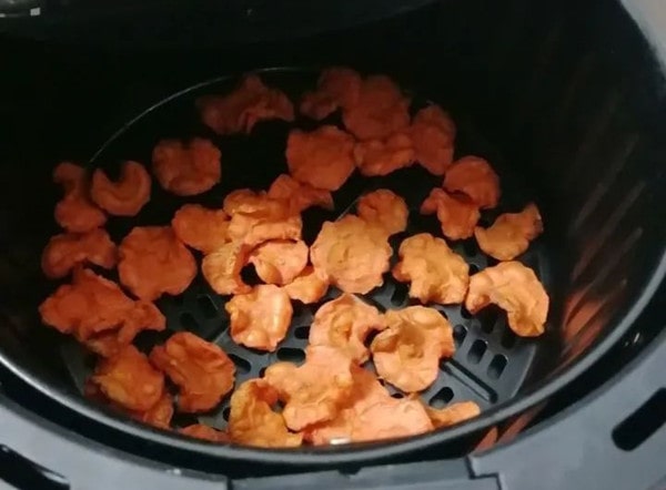空气炸锅食谱甜烤胡萝卜片