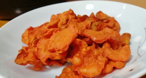 空气炸锅食谱甜烤胡萝卜片