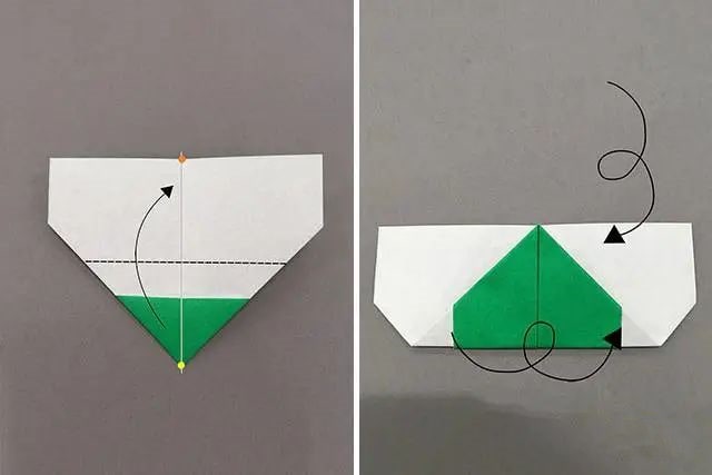 儿童四叶草折纸的折法