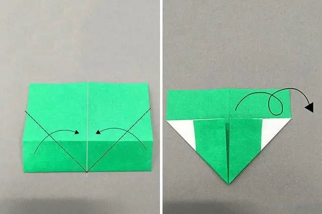 儿童四叶草折纸的折法