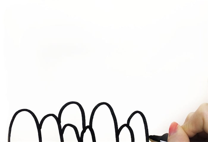 一座城堡简笔画图片教程