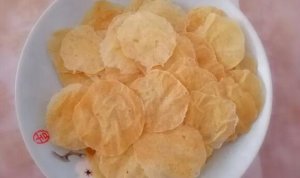 烤箱食谱香脆烤薯片