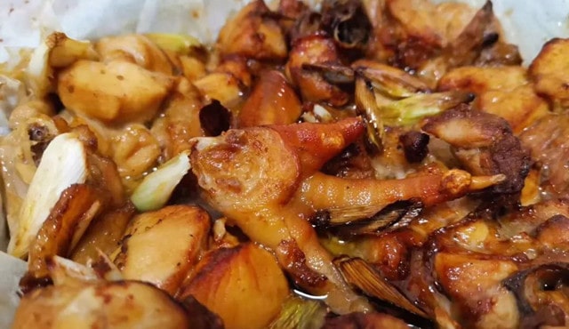 空气炸锅食谱酱香烤鸡肉块