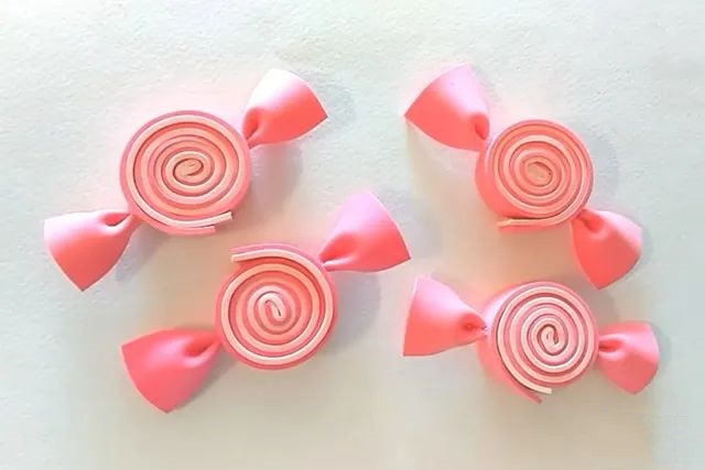 六一儿童节幼儿园环创主题墙：制作漂亮纸糖果