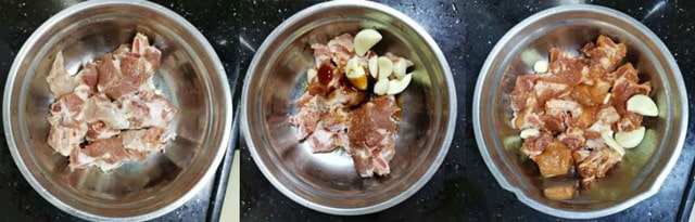 空气炸锅食谱蒜香酥排骨的做法