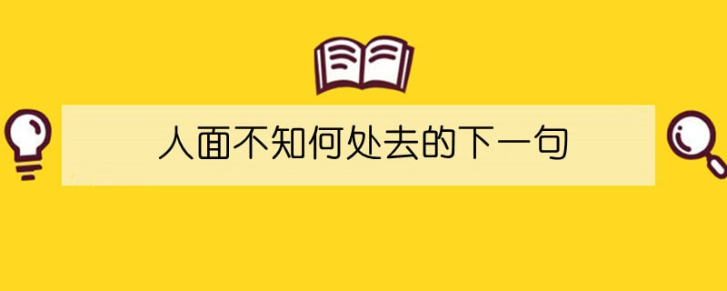 人面不知何处去的下一句