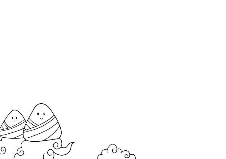 端午节手抄报模板怎么画简单漂亮