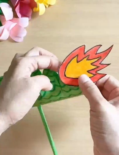 端午节创意亲子手工制作：舞龙舟