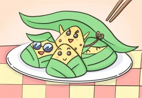 端午节粽子图片简笔画可爱