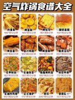 空气炸锅食谱做法大全温度时间表