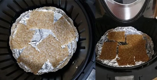 空气炸锅食谱香脆米饭锅巴的做法