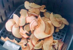 空气炸锅食谱苹果干的做法