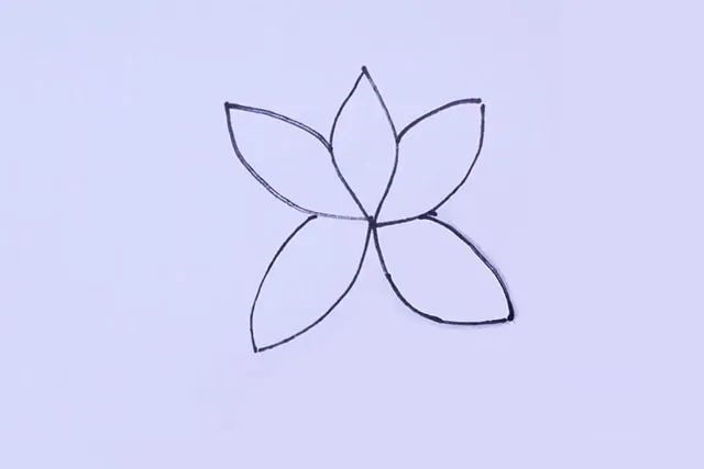 荷花简笔画图片怎么画简单