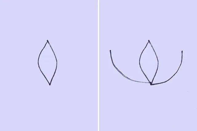 荷花简笔画图片怎么画简单