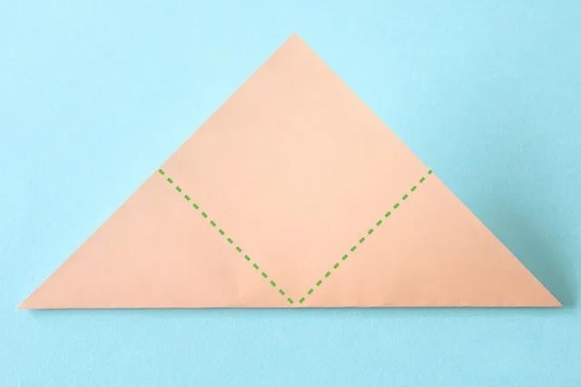 夏天折纸手工简单蝉的步骤