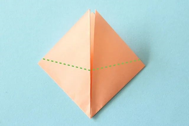 夏天折纸手工简单蝉的步骤