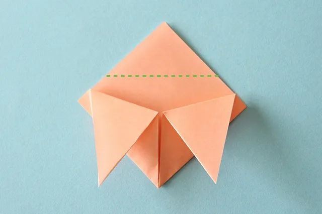 夏天折纸手工简单蝉的步骤