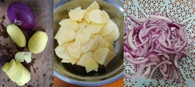 空气炸锅食谱孜然洋葱土豆片的做法