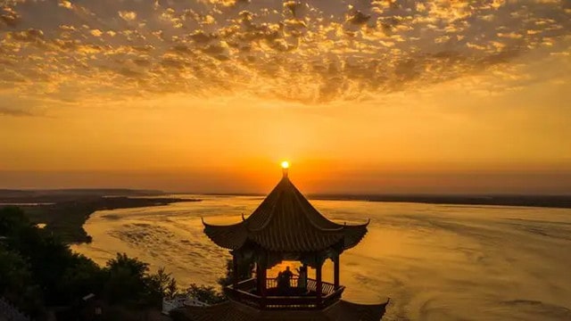 李流芳黄河夜泊古诗带拼音版