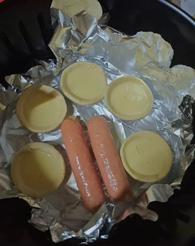 空气炸锅烤蛋挞的做法