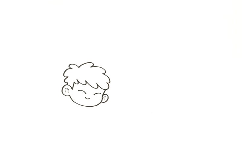 儿童画父亲节的图画怎么画教程