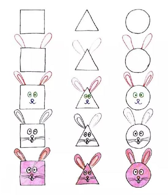 简笔画大全 小动物