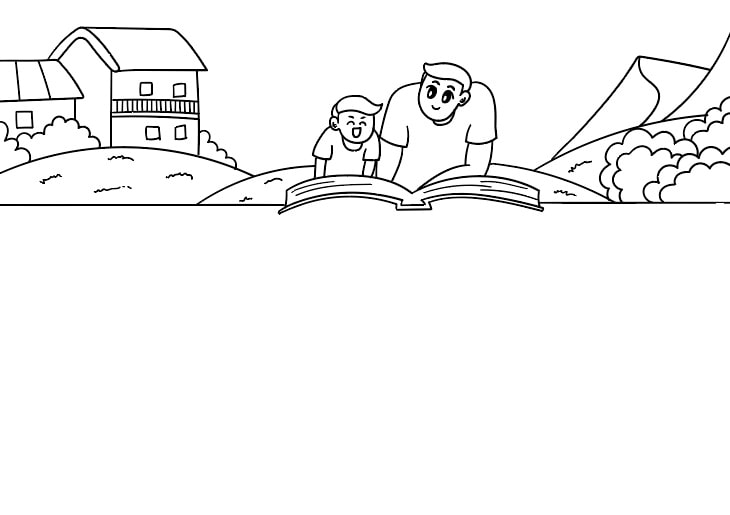 父亲节的手抄报怎么画简单又漂亮