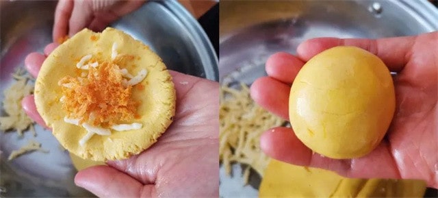 空气炸锅食谱咸香南瓜饼的做法