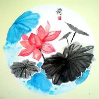 写意中国画教程《荷花》