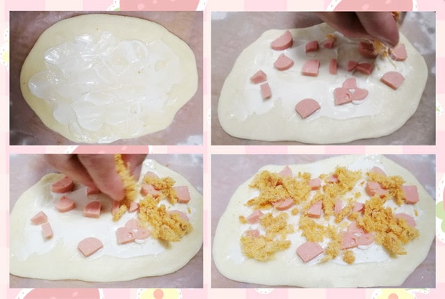 空气炸锅食谱肉松面包的做法