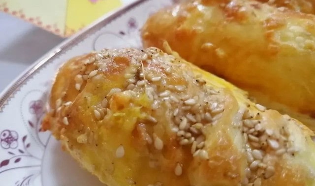 空气炸锅食谱肉松面包的做法