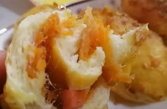 空气炸锅食谱肉松面包的做法