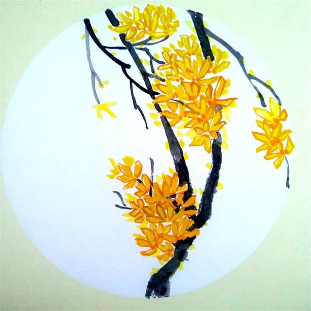 中国画入门教程《萌萌的小鸡》