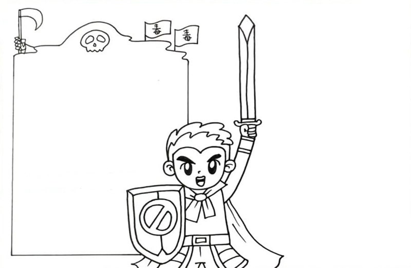 禁毒手抄报简单又漂亮